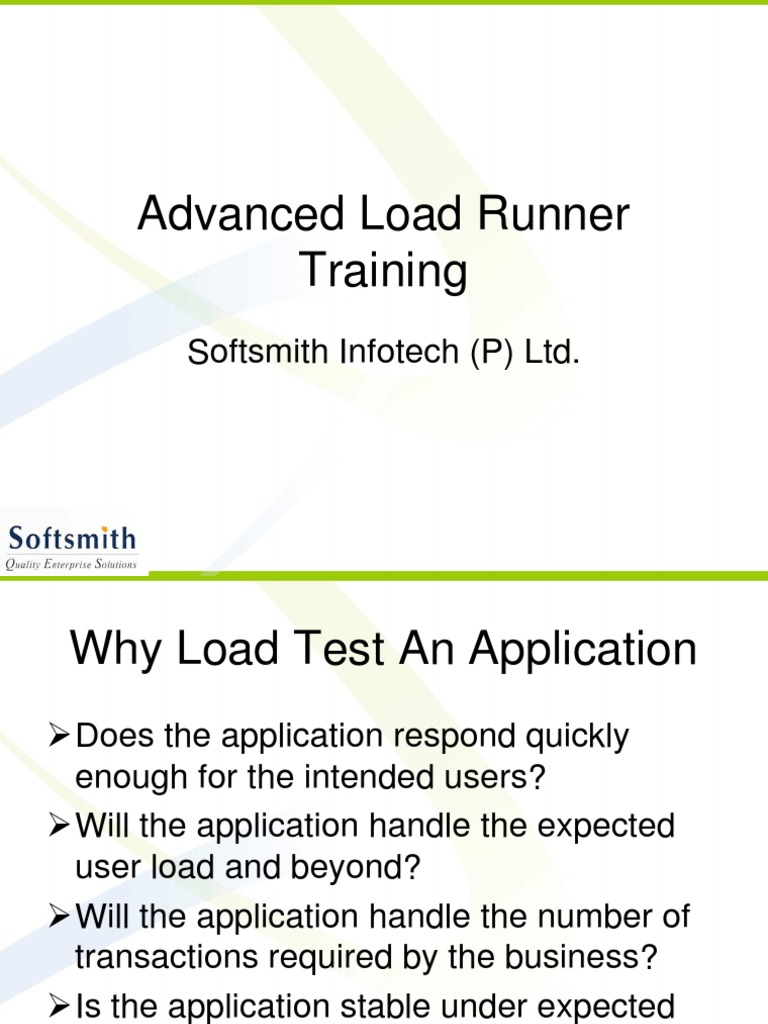 Advanced Load Runner | PDF
