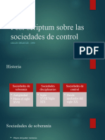 Deleuze Sociedades de Control