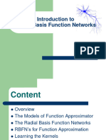 Introduction To Radial Basis Function Networks