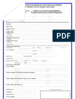 Passport Application Form (Adult)