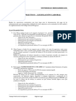 Lineamientos para Trabajo Práctico - Legislacion Laboral