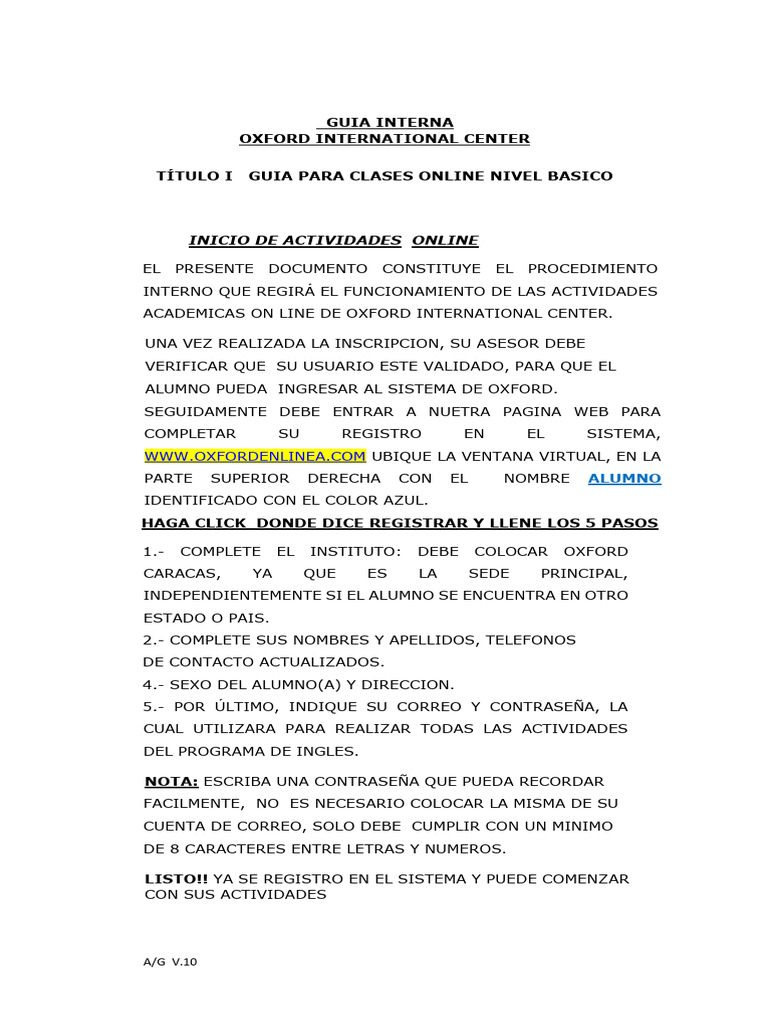 Manual oxford online paso a paso 10 vpdf descargar gratis pdf red