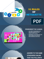 10 Rules of Netiquette