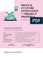Digital Culture Innovation Project Proposal