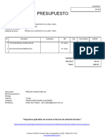 Cotizacion Nro 58453