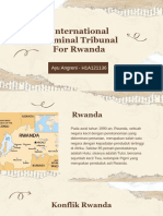 Rwanda - Hukum Pidana Internasional