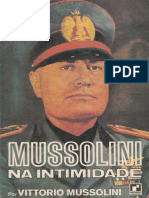 Mussolini Na Intimidade - Vittorio Mussolini