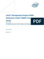 Intel Mebx User Guide for 7series