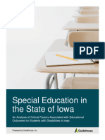 Iowa Special Education System Report - FINAL