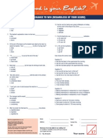 SGEM Self Assessment Test 120916