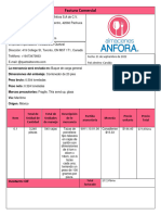 Factura Comercial ANFORA