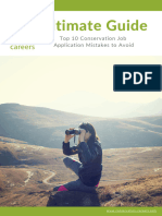 Ultimate Guide - Top 10 Mistakes - Conservation Careers