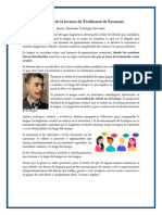 Resumen de La Lectura de Ferdinand de Saussure