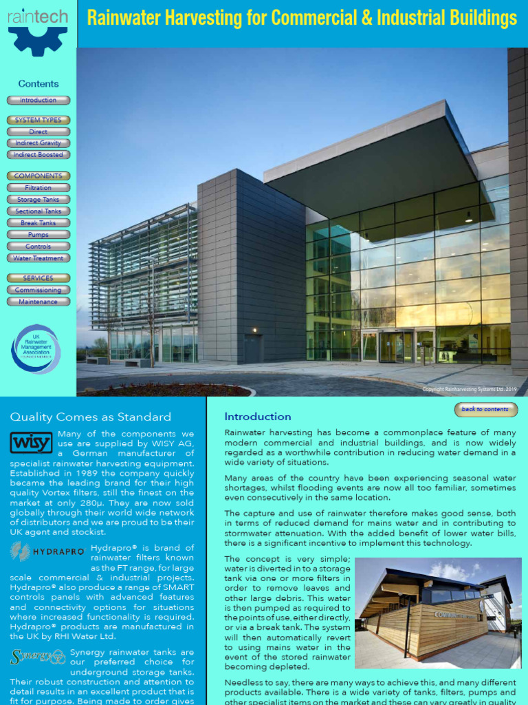 RainTech Commercial Ebrochure 2019 | PDF | Pump | Water