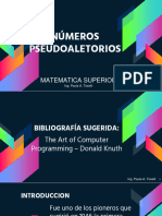 Numeros Pseudoaleatorios