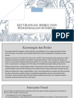 Kecurangan, Risiko, Dan Pengendalian Internal