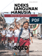 Indeks Pembangunan Manusia Kota Surakarta 2020