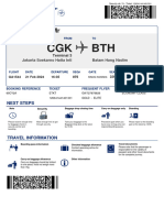 Your Boarding Pass To Batu Besar - GARUDA INDONESIA