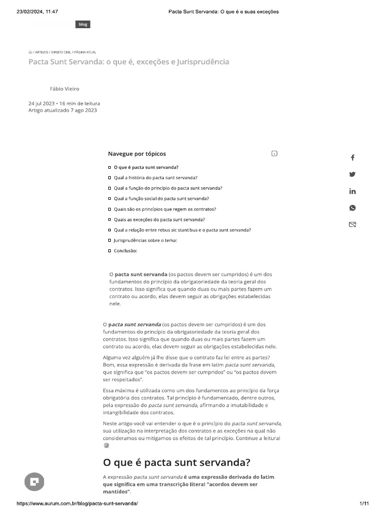 Pacta Sunt Servanda | PDF