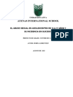 Abuso Sexual Infantil (1) 1 (1) (1) (1) 2 (1) (4) (1) (1) (1) (1) 1