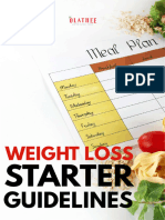 Weight Loss Starter Guidelines - Ebook - 2021