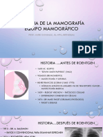 Historia de La Mamografia y Equipo Mamografico
