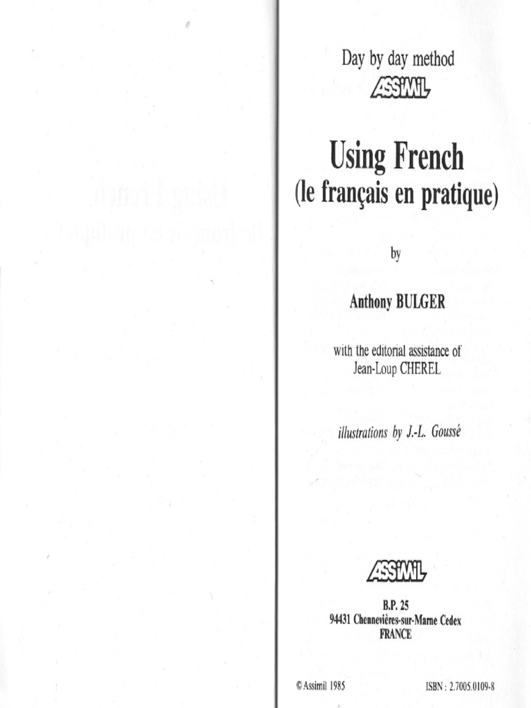 Assimil Using French PDF