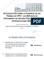 Evidencia Sobre Pruebas VPH