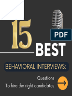 15 Best Behavior Interview