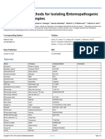 Jove Materials 63353 Comparison Methods For Isolating Entomopathogenic Fungi From Soil