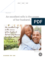 An Excellent Wife Is The Crown of Her Husband... - Geneva Colleg