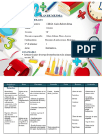 Plan de Mejora de Tercero 1