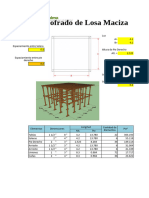 Encofrado de Losa 2 DIRECCIONES Maciza