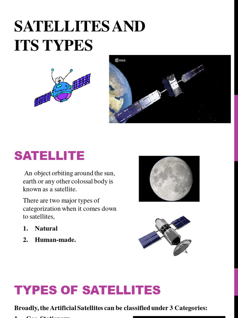 Types of Satellites in Remote Sensing | PDF | Satellite | Spacecraft