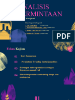 KEl. 2 Analisis Permintaan - Ekonomi Manajerial