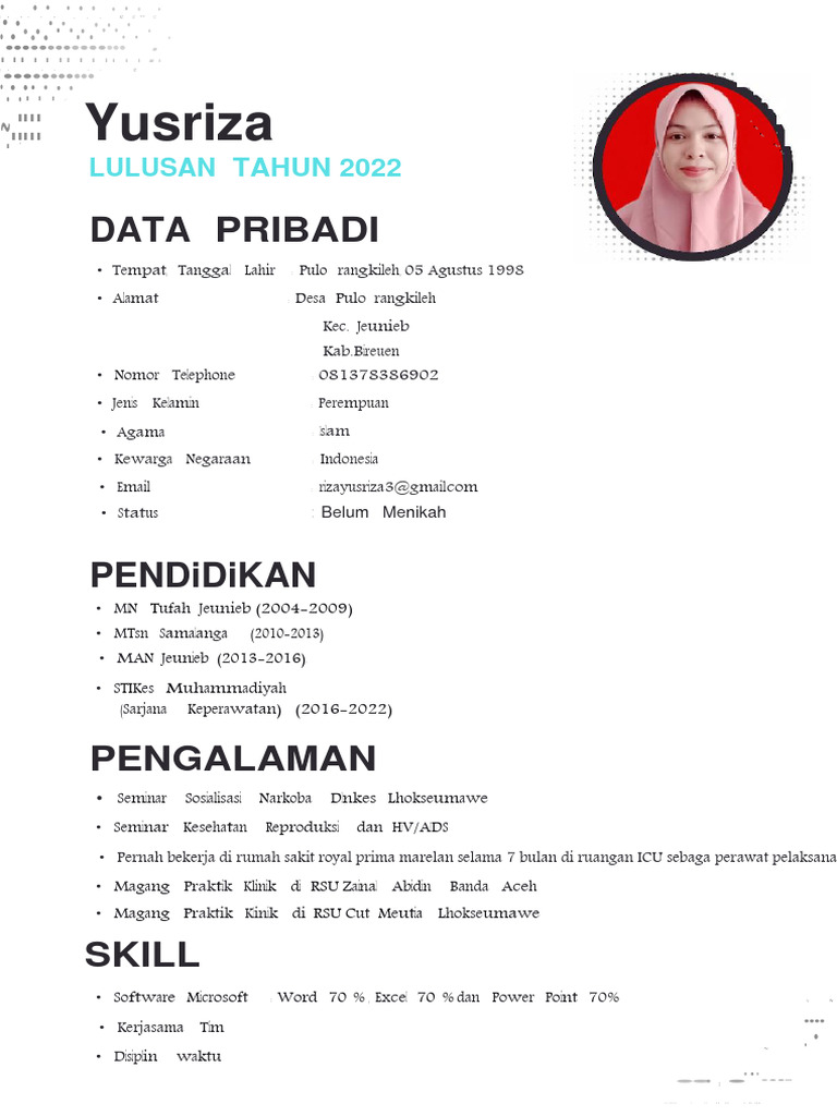 Profil Lulusan Keperawatan 2022 | PDF
