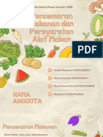 Pencemaran Makanan Dan Persyaratan Alat Makan Kel 1 2D3B