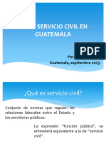 El Servicio Civil en Guatemala 2023