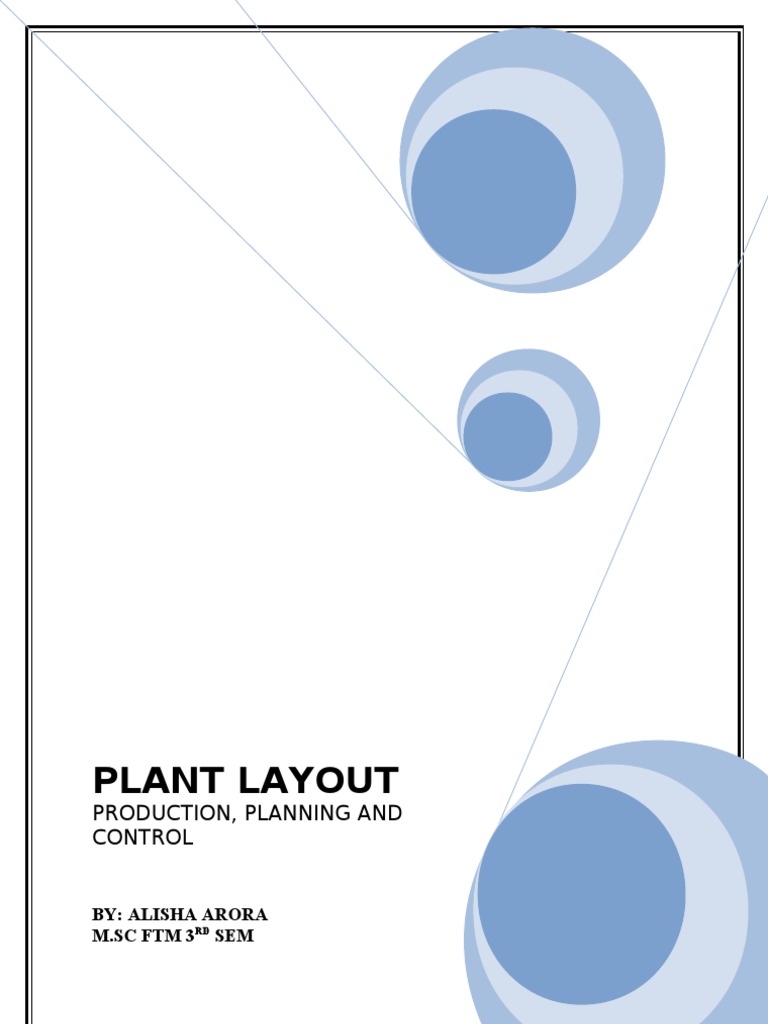 Factory Layout Report | PDF | Factory | Ventilation (Architecture)