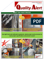 Quality Alert 133 Right Tool Right Process