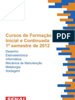 Catálogo de Cursos-1º Sem 2012