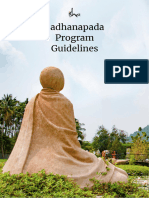 Sadhanapada Program Guidelines 2023 - 2024