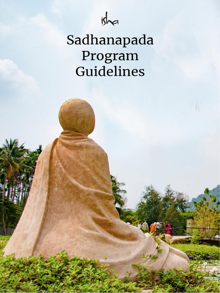 Sadhanapada Program Guidelines 2023 2024 PDF