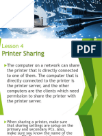 Lesson 4 Printer Sharing