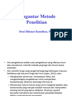 Sesi 2 Pengantar Metode Penelitian - Indonesia 2024