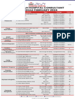 FH Consultant Schedule February 2024