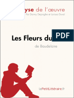 Les Fleurs Du Mal Le Petit Littéraire