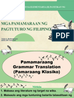 Pamaraan NG Pagtuturo