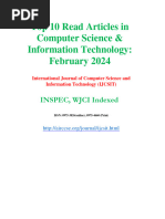 February 2024-: Top Read Articles in Computer Science & Information Technology