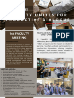 First Faculty Meeting Narrative Report 2